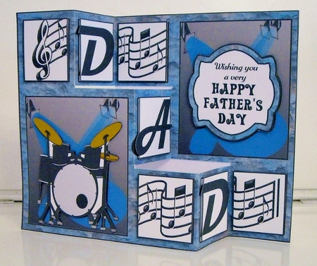 Dad You Rock (Fathers Day, Drums) by Pam Stubley