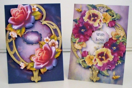Floral Golden Frame Bumper Kit 2 by Pam Stubley