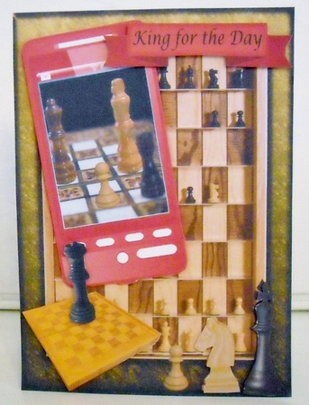 Fathers Day Chess Phone  by Pam Stubley