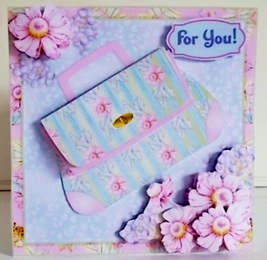 MESSAGE IN A HANDBAG - Berries & Asters by Pam Stubley