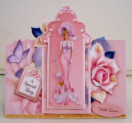 Pretty Lady Tent Card Kit-2 by Pam Stubley