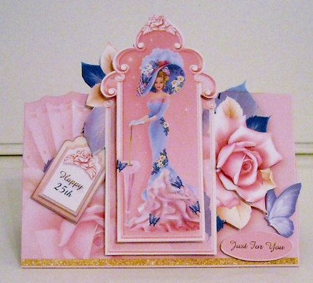Pretty Lady Tent Card Kit-6 by Pam Stubley
