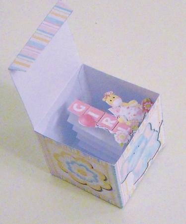 GENDER REVEAL BOX BABY GIRL SHOWER by Pam Stubley