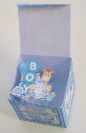 GENDER REVEAL BOX BABY BOY SHOWER by Pam Stubley