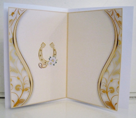 Horseshoe 1st Anniversary Insert by Pam Stubley