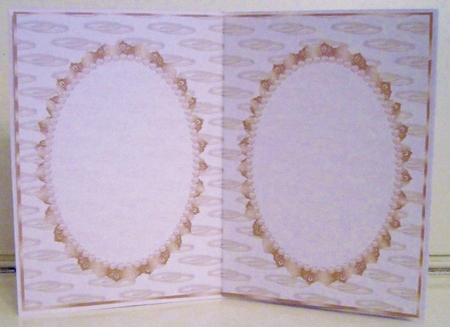 Gold Wedding Rings Insert, With A Double Oval by Pam Stubley