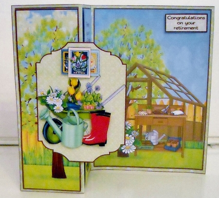Busy in the garden by Pam Stubley