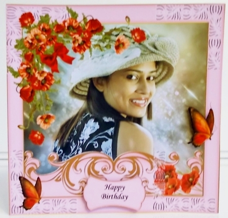 Poppy Corner quick card  by Pam Stubley