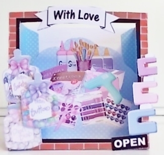 3D Shadow Box Card Mini Kit  -  The Cut n Stick Craft Shop by Pam Stubley