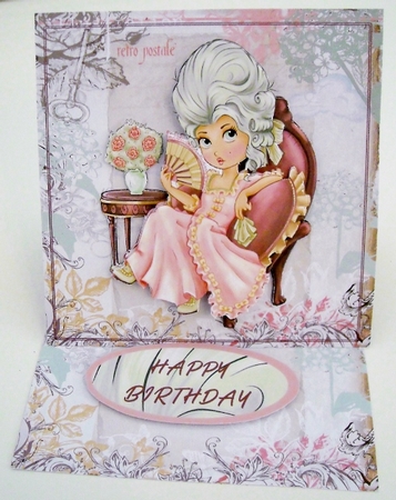 GRACE & BEAUTY BIRTHDAY EASEL by Pam Stubley