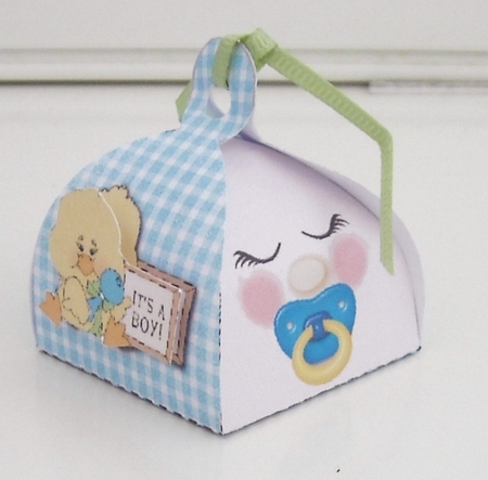 BABY BOY SHOWER FAVOR BOX - BHB 3 by Pam Stubley