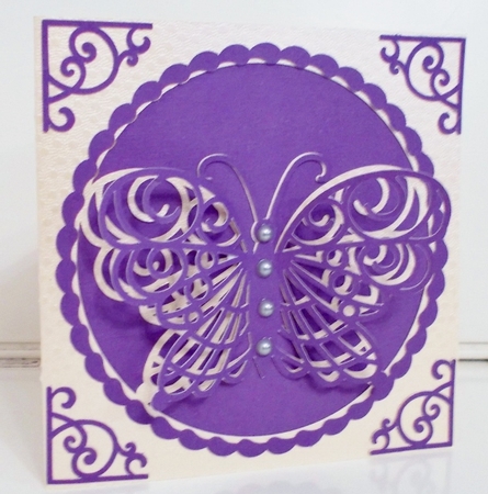 Dimensional Butterfly Card by Pam Stubley
