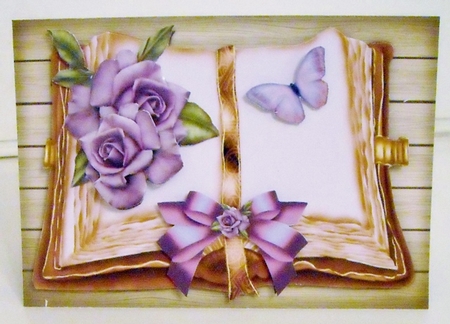 Vintage Book & Heritage Roses Mini Kit by Pam Stubley