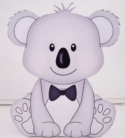 3D Cute Bear Treat Box Gift Set Mini Kit - Cute Little Koala Bear Kookie by Pam Stubley