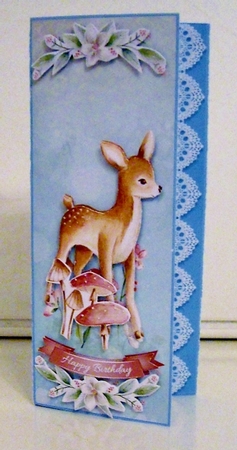 All-in-One Fold Deerlightfully Deer & Gift Card by Pam Stubley