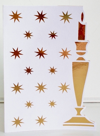 OVER THE EDGE CHRISTMAS CANDLE 9 by Pam Stubley