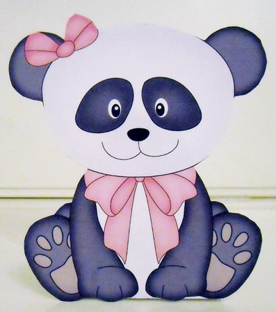 3D Cute Bear Treat Box Gift Set Mini Kit - Cute Little Panda Bear Su Ling by Pam Stubley