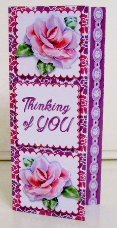 All In One Duo Rose Card by Pam Stubley