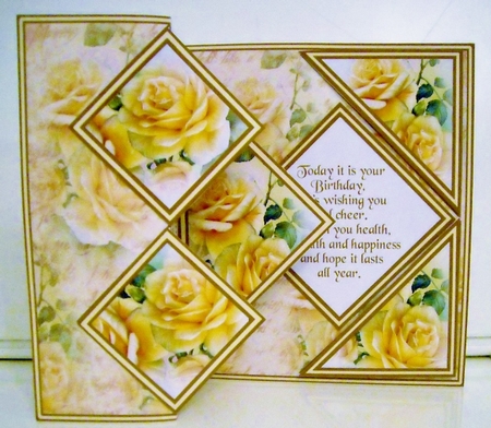FBPS Vintage yellow roses by Pam Stubley