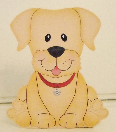 3D Cute Canine Treat Box Gift Set Mini Kit - Little Golden Labrador Dog Sunny by Pam Stubley