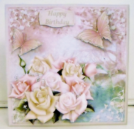 Woodland Bridge - Decoupage Card Mini Kit by Pam Stubley