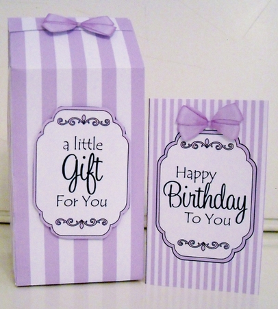 3D Candy Stripe Milk Carton Treat Box Mini Kit by Pam Stubley