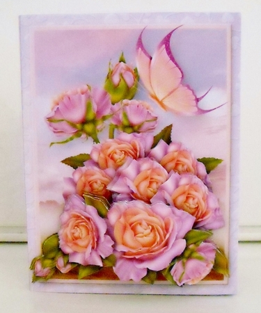 Rose Bouquet - Notelet Set by Pam Stubley