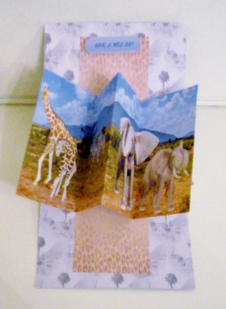 SERENGETI SAFARI TWIST & POP BIRTHDAY CARD KIT by Pam Stubley