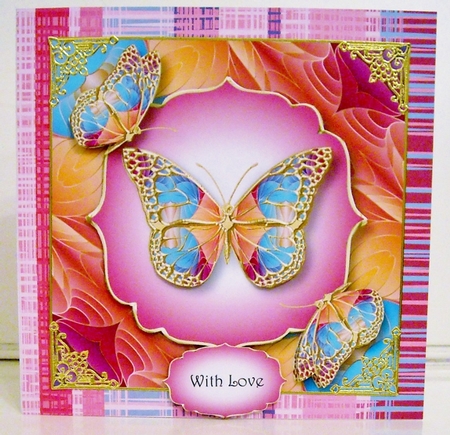 Art Nouveau Butterflies 4 by Pam Stubley