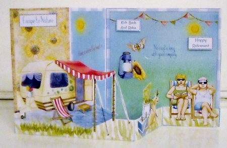 Z Fold Caravaning including Template by Pam Stubley
