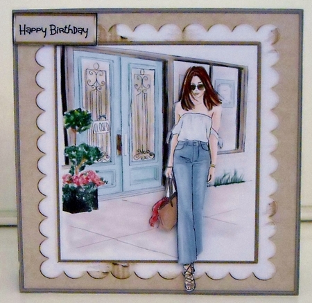 High Street shopping by Pam Stubley