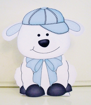 3D Cute Animal Treat Box Gift Set Mini Kit -  Cute Little Laurie Lamb by Pam Stubley