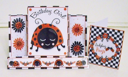 Our Little Bug Centre Step Up Card by Pam Stubley
