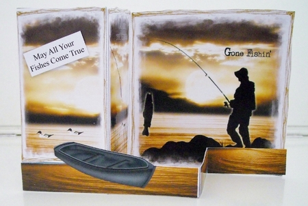 Z Fold Fishing Including Template by Pam Stubley
