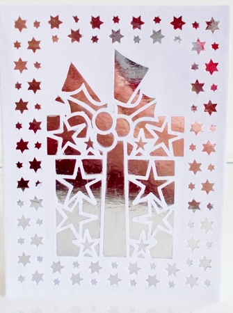 CHRISTMAS GIFT FRAMED CARD by Pam Stubley