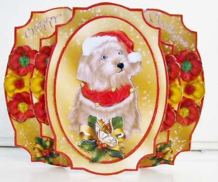 Santa Puppy by Pam Stubley