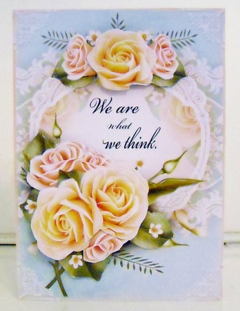 Bouquet of Soft Yellow Roses Mini Kit by Pam Stubley