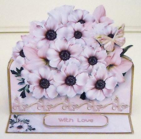 Blush Bouquet - Easel Card Mini Kit by Pam Stubley
