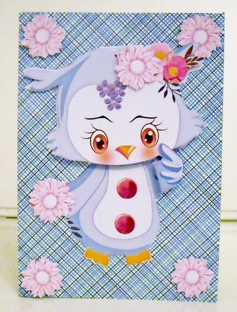 Birthday Owl Flip-Up Card 2 by Pam Stubley