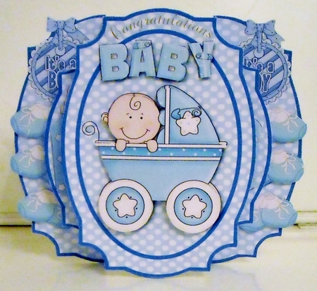 Baby Boy in Blue by Pam Stubley