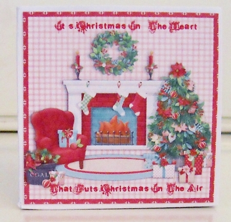 Christmas Poinsettia Corner Card including Template and Written Instructions by Pam Stubley