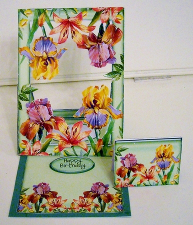 Forever Framed Easel Card - Spring Colour by Pam Stubley