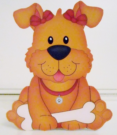 3D Shaped Card  Kit - Little Dog Rose by Pam Stubley
