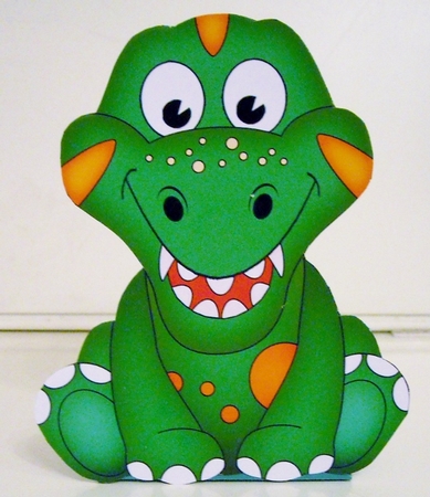 3D Cute Dino Treat Box Gift Set Mini Kit - Cute Little Rampardos Dino by Pam Stubley