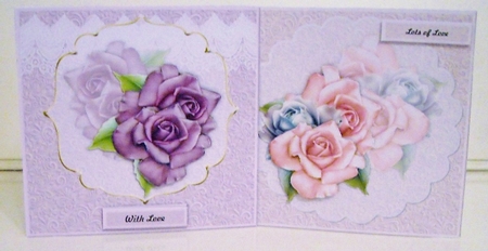 Gorgeous Roses 4 Cards Kit by Pam Stubley