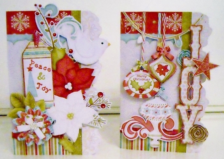 Peace & Joy  Quick Cards by Pam Stubley