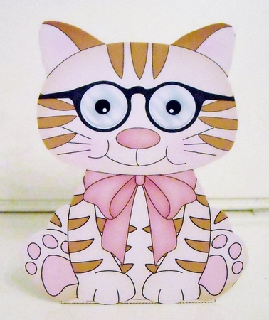 3D Cute Cat Treat Box Gift Set Mini Kit - Cute Little Cat Sydney by Pam Stubley