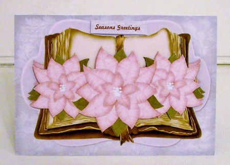 Vintage Book Pink Poinsettias by Pam Stubley