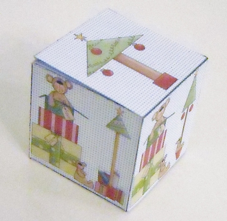 All in One Gift Box - Bears, Presents and Trees by Pam Stubley