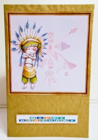 Red Indian Birthday by Pam Stubley
